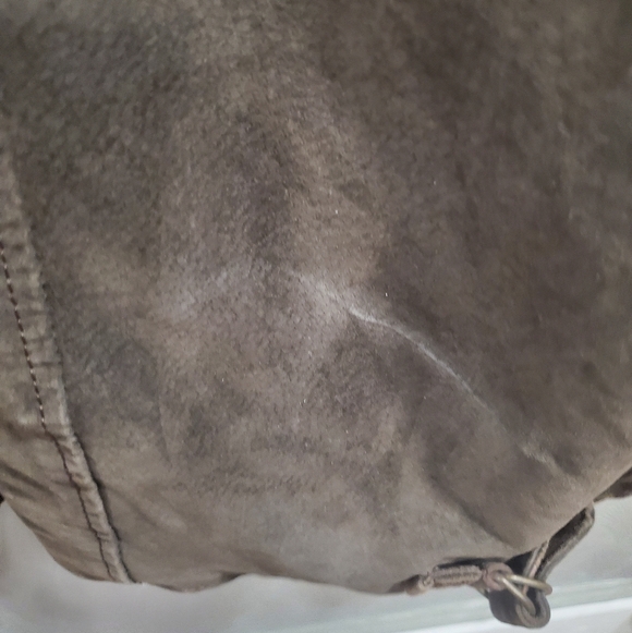 Vtg Joyce Leslie  faux fur leopard and leather reversible bomber  jacket size S - Picture 12 of 16